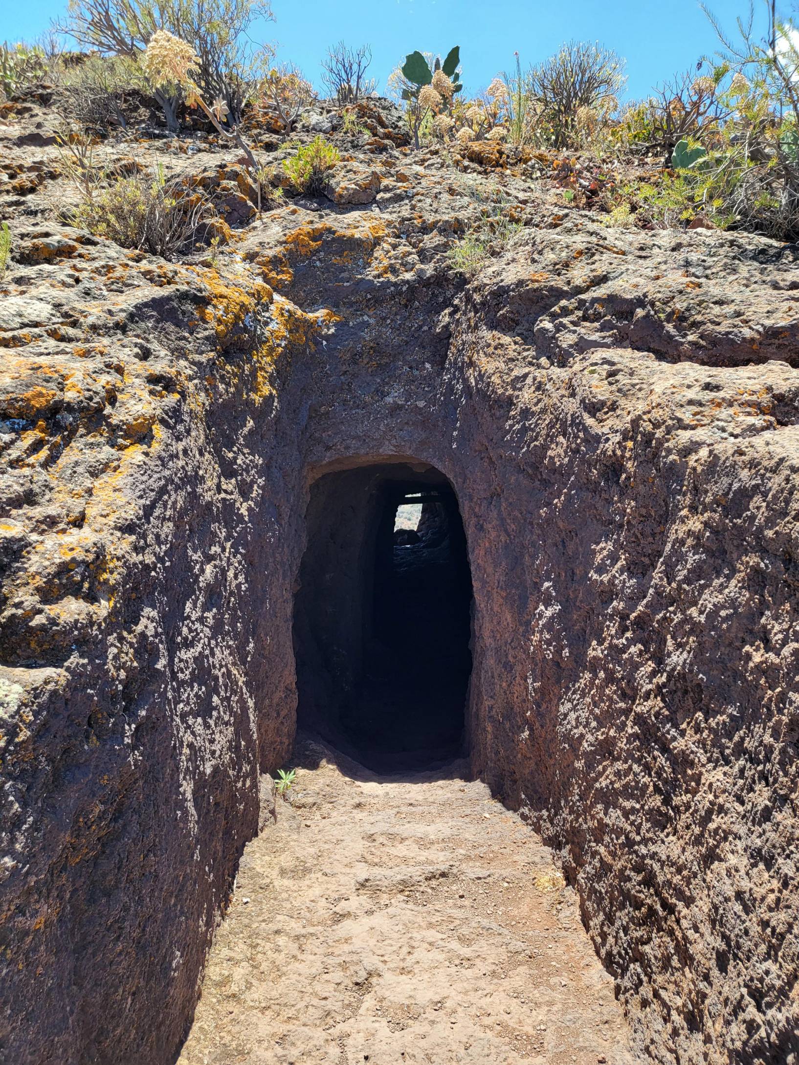 Secret caves in Gran Canaria